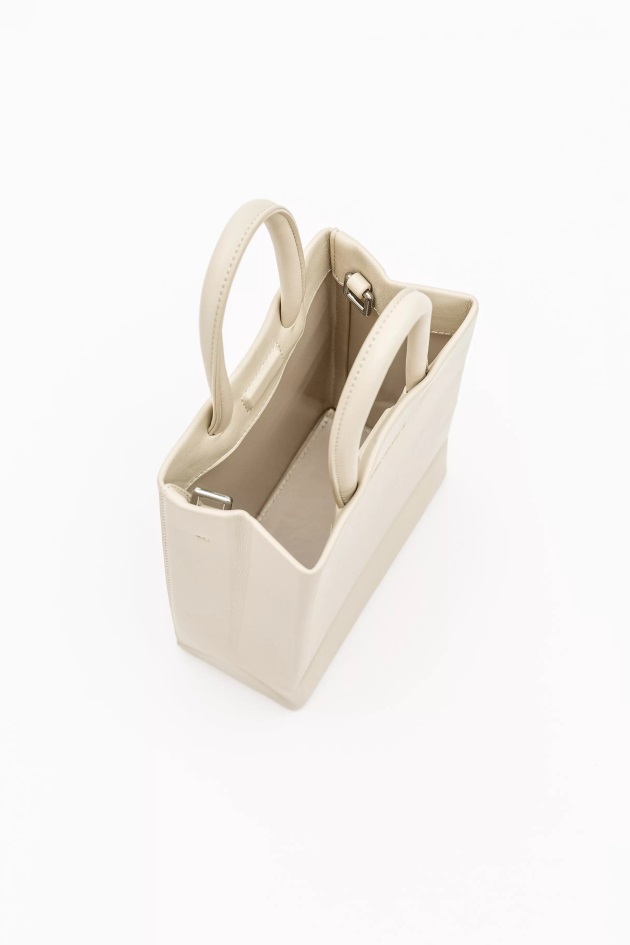 Bolsa De Compras Mini Axel Arigato Bege Claro