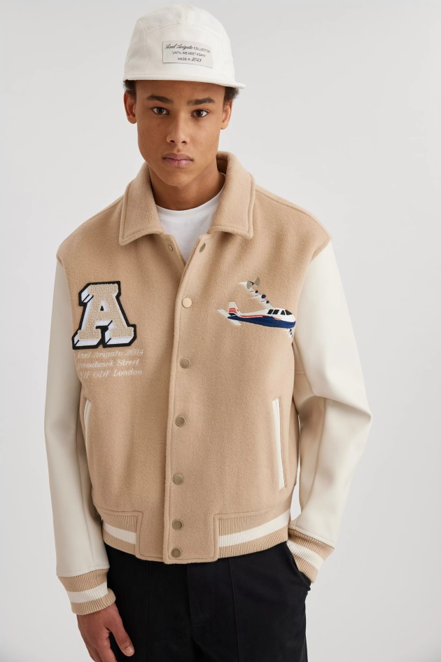 Mayday Varsity Bomber Axel Arigato Bege