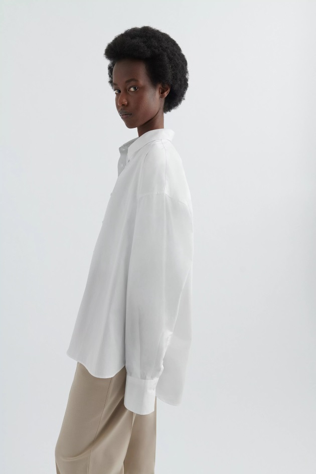 Camisa Oversized De Rede Branca Axel Arigato