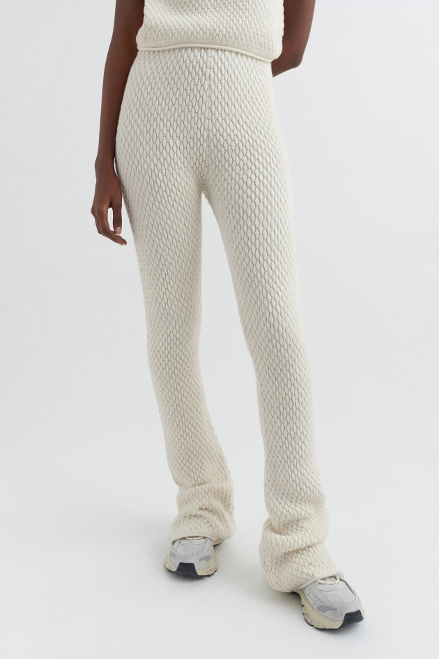 Axel Arigato Calça Flare Sense Off White