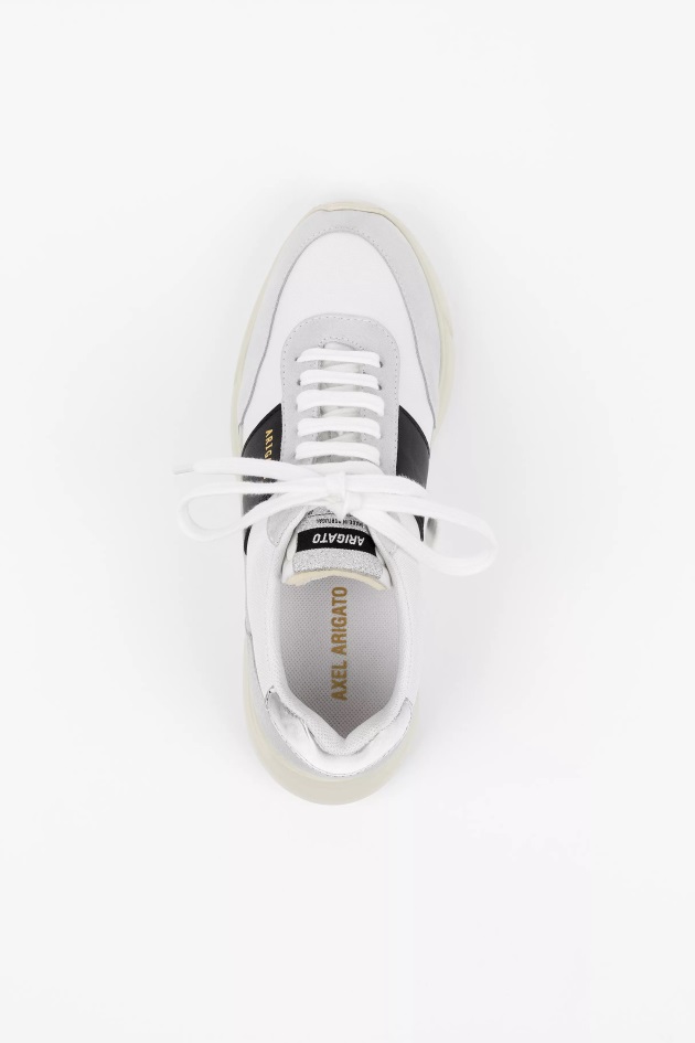 Axel Arigato Genesis Vintage Runner Branco Preto Prata