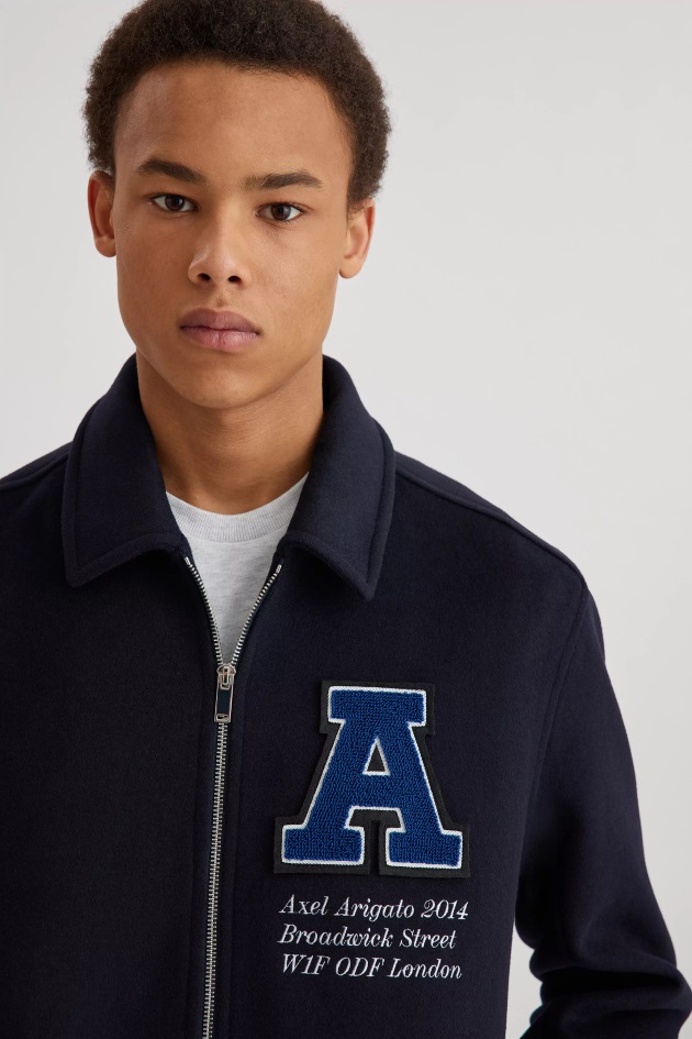 Camisa De Lã Campus Azul Marinho Axel Arigato