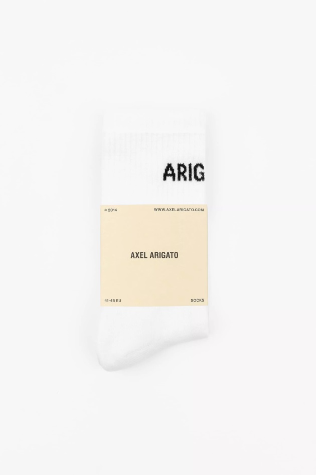 Axel Arigato Meias De Tubo Branco Arigato Logo