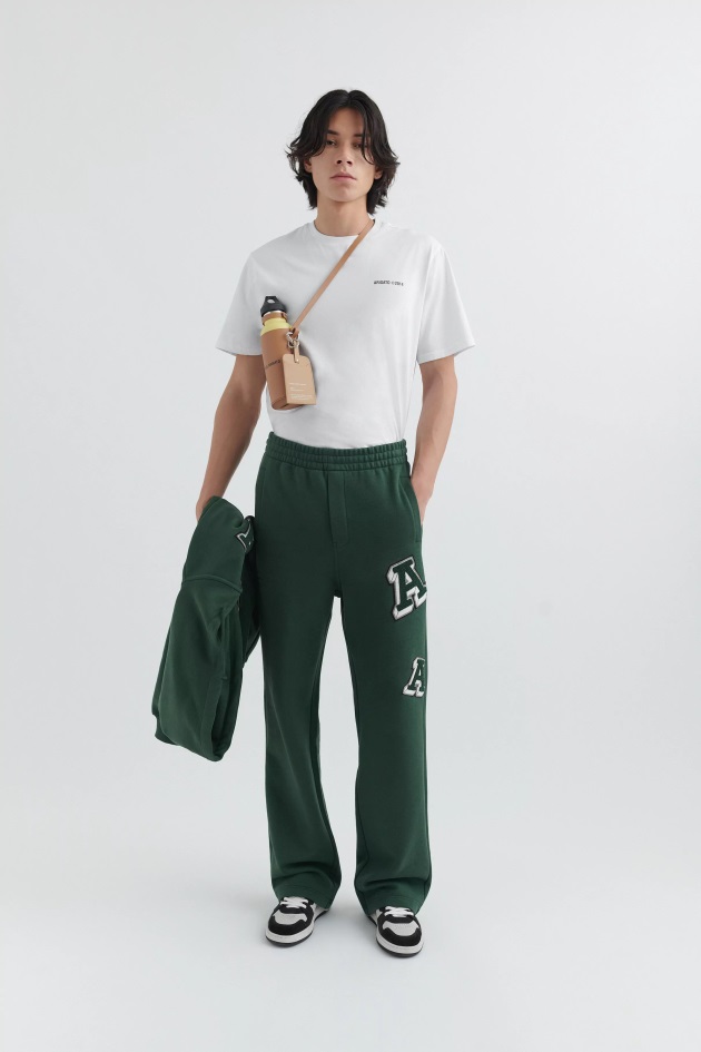Calça De Moletom Ilusão Axel Arigato Verde Escuro