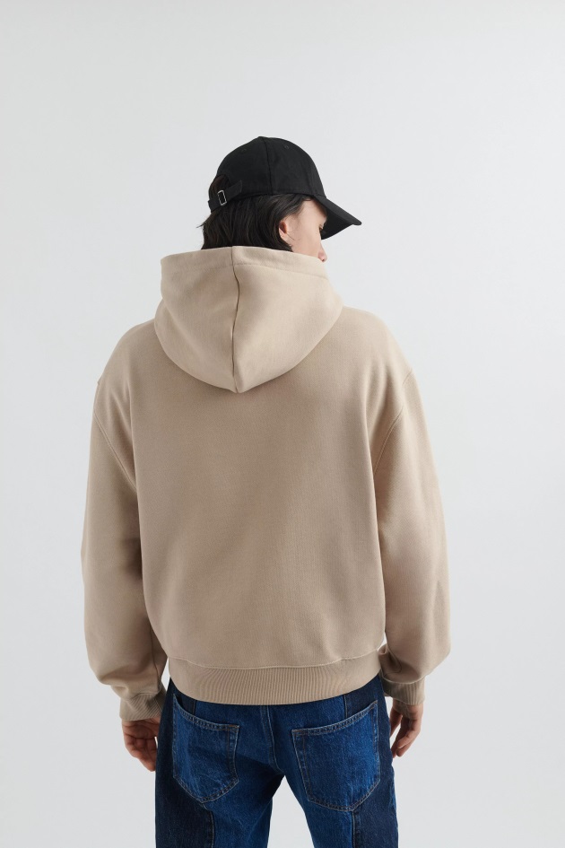 Axel Arigato Moletom Com Capuz Light Taupe Ilusão