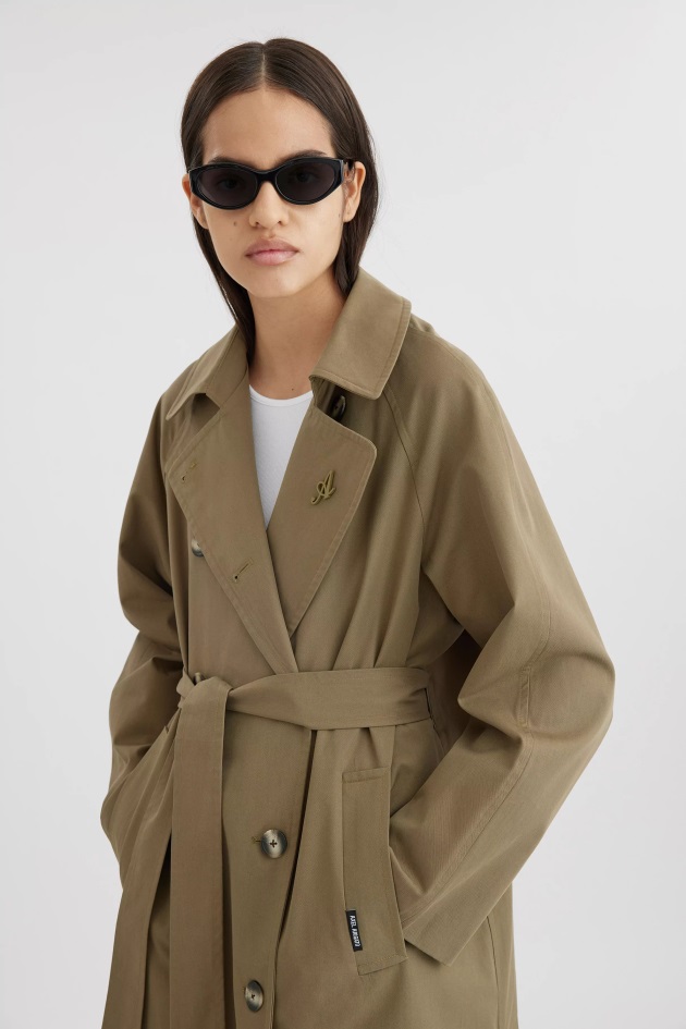 Trench Coat Globo Axel Arigato Verde Oliva