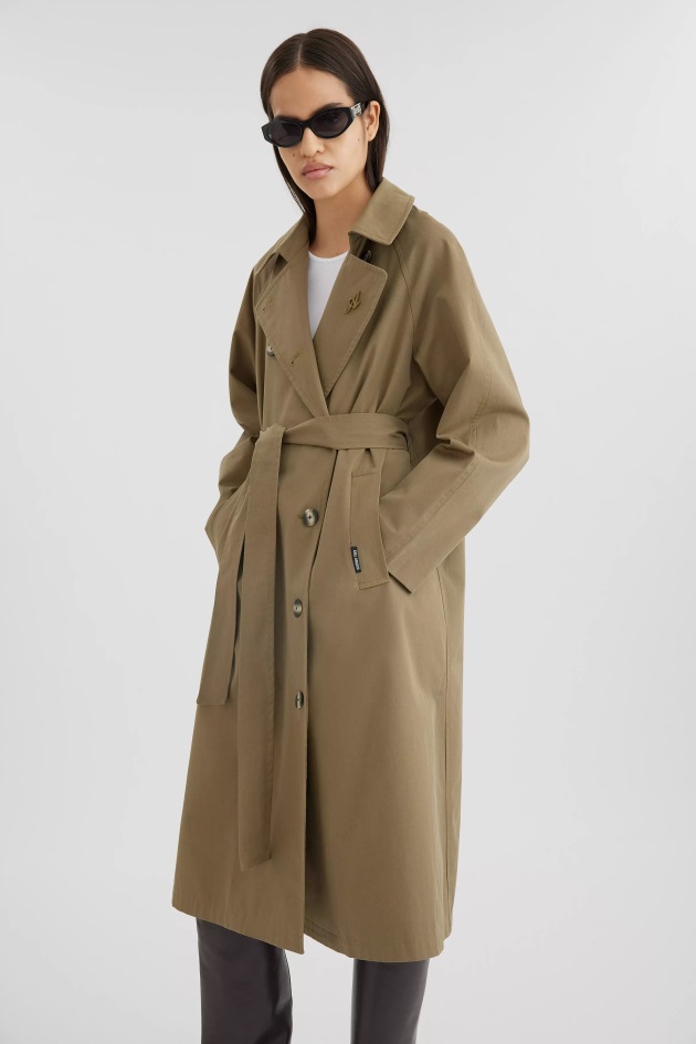 Trench Coat Globo Axel Arigato Verde Oliva