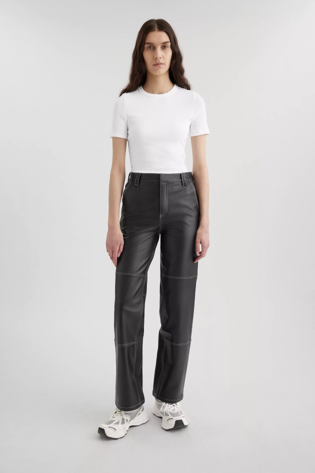 Axel Arigato Camiseta Branca Com Assinatura Slim Rib