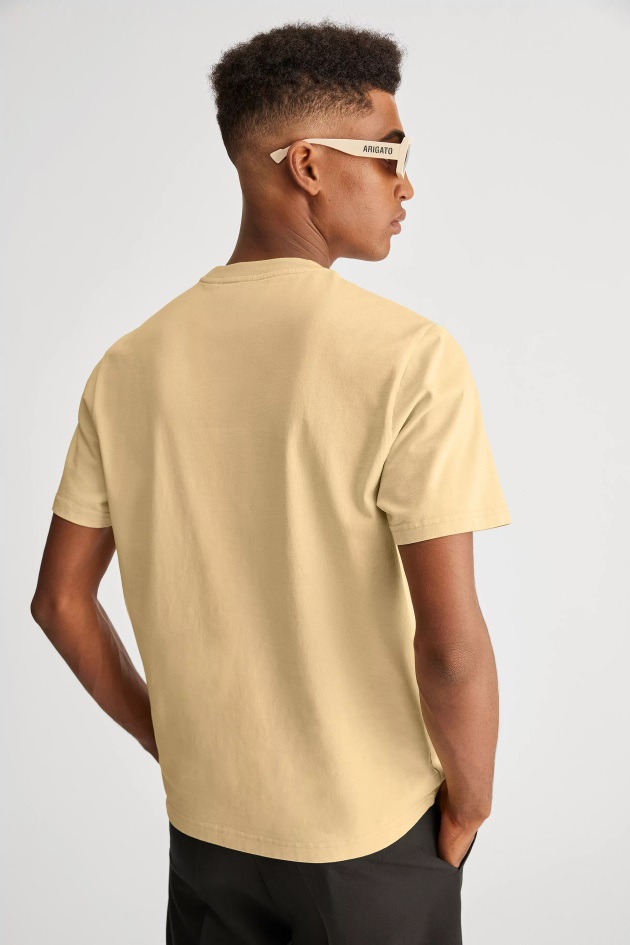 Focus Logo T-shirt Amarelo Natural Axel Arigato