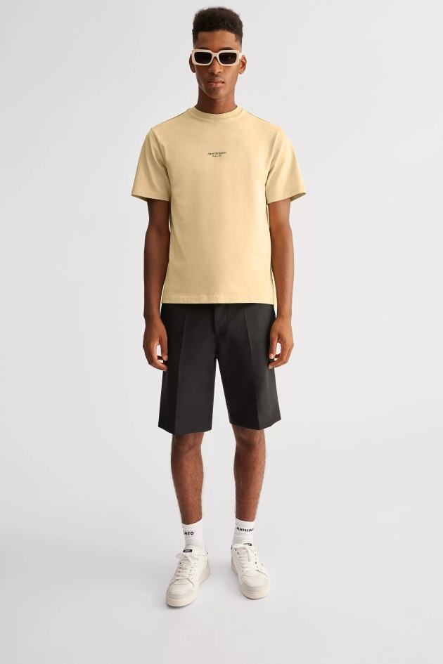 Focus Logo T-shirt Amarelo Natural Axel Arigato