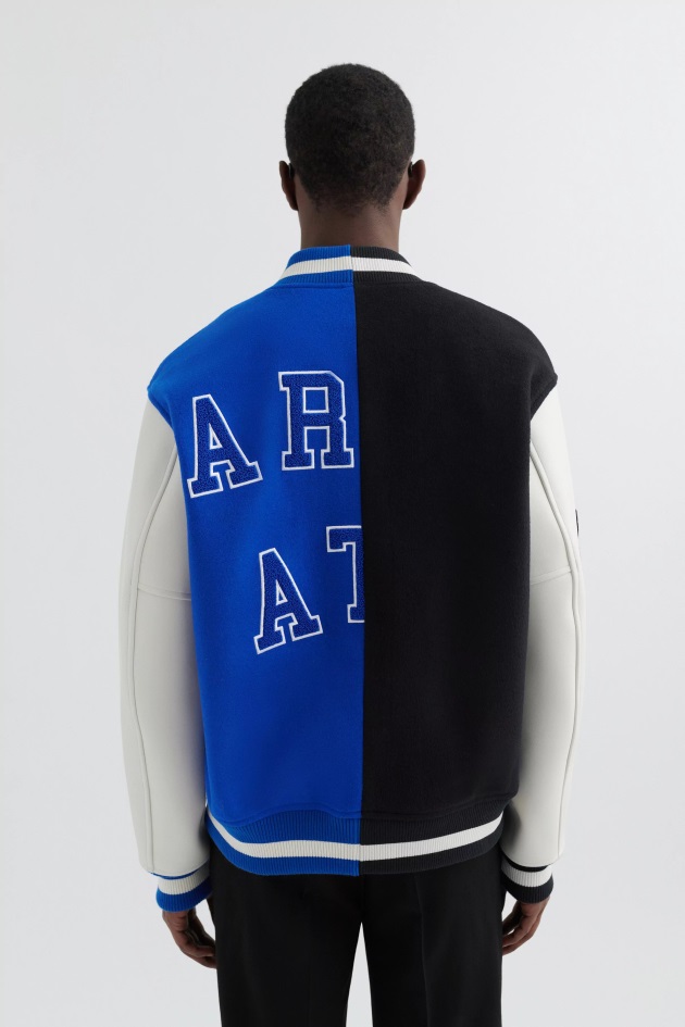 Jaqueta Axel Arigato Blue Black Offence Varsity