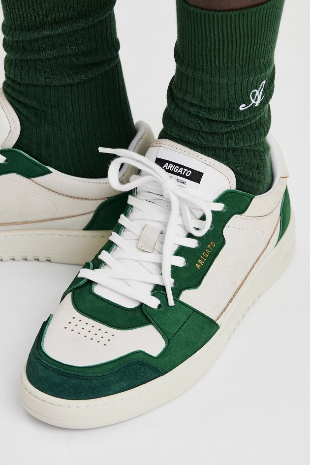 Tênis Dice Lo Axel Arigato Branco Couve Verde