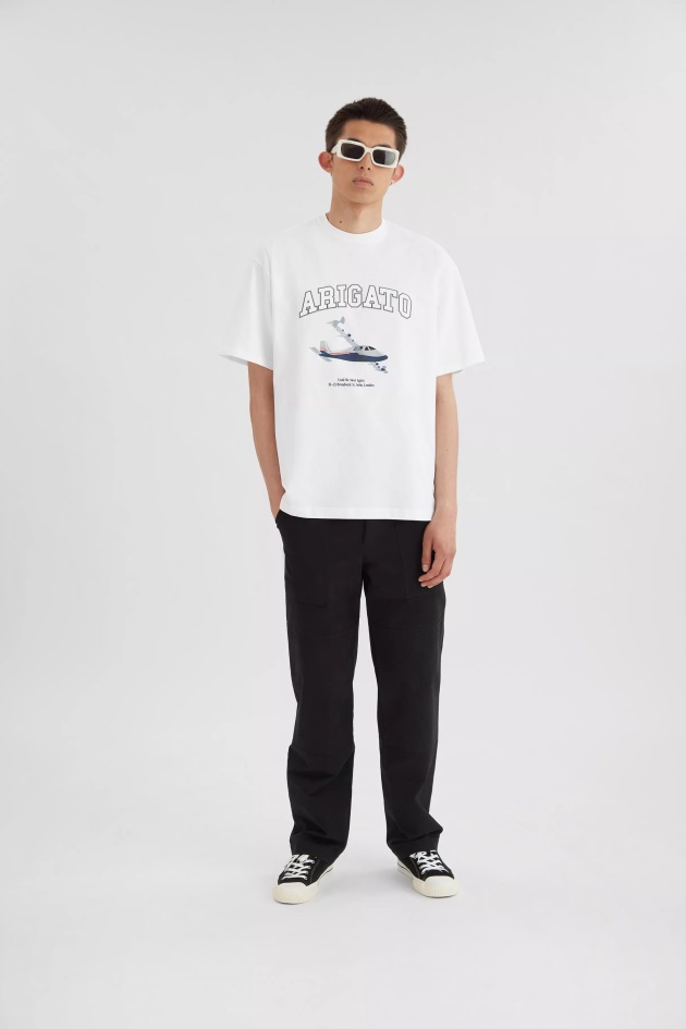 Camiseta Voyage Axel Arigato Branca