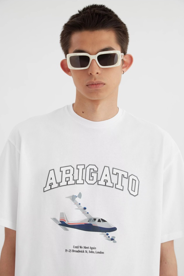 Camiseta Voyage Axel Arigato Branca