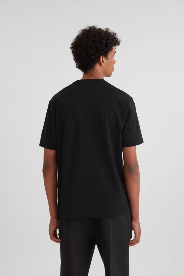 Camiseta De Assinatura Preta Axel Arigato