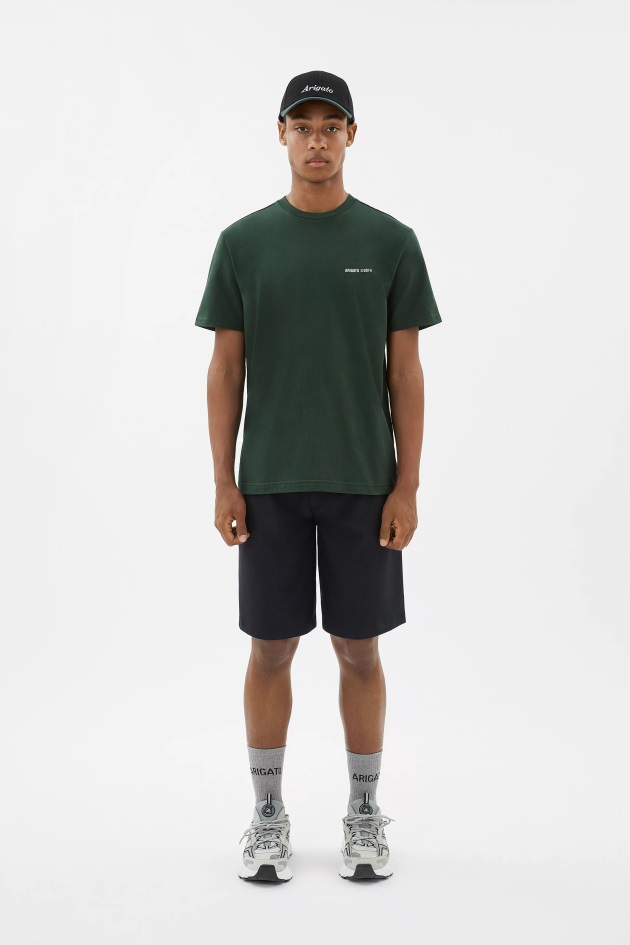 Camiseta Monograma Verde Axel Arigato