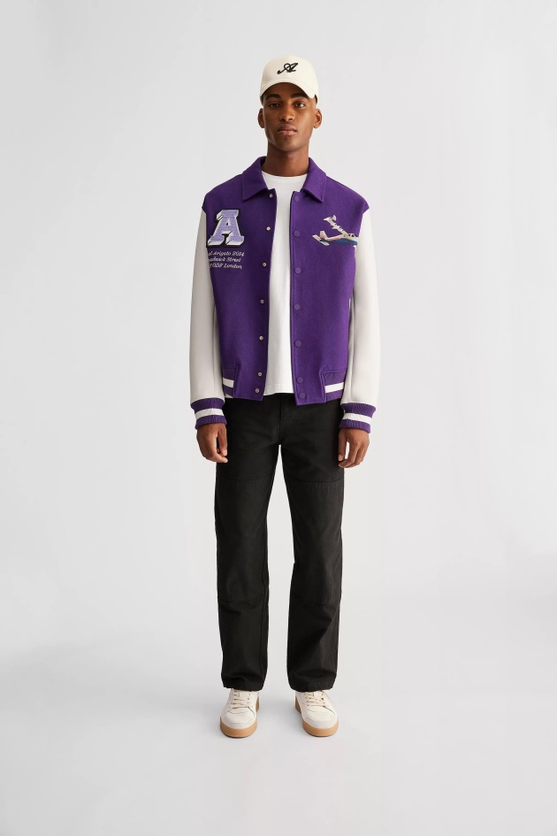 Axel Arigato Roxo Mayday Varsity Bomber