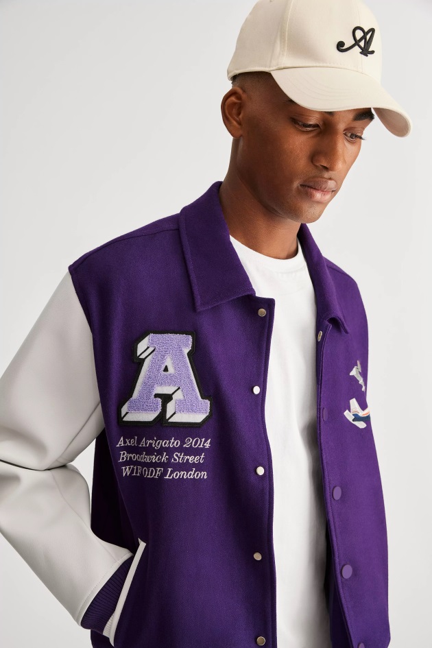 Axel Arigato Roxo Mayday Varsity Bomber