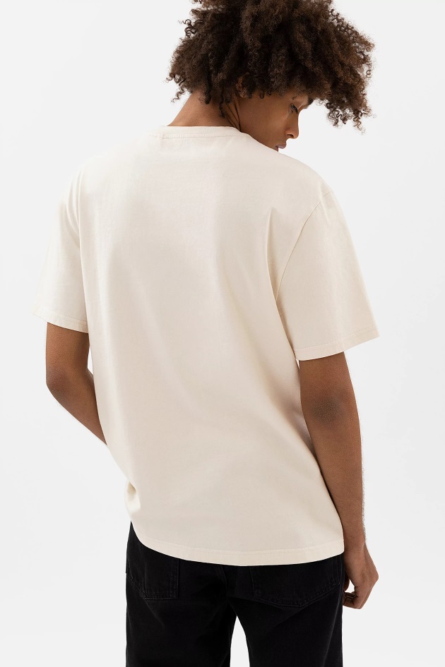 Camiseta Monograma Bege Claro Axel Arigato