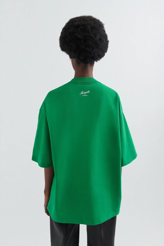 Axel Arigato Fórmula T-shirt Oversized Verde Alegre