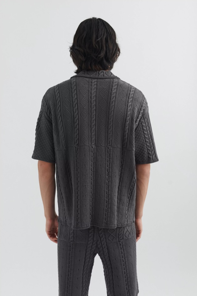 Axel Arigato Sonic Camisa De Malha Cinza Vulcânica
