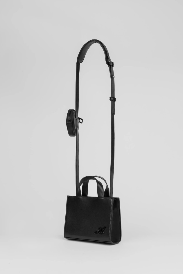 Axel Arigato Bolsa De Couro Black Trait