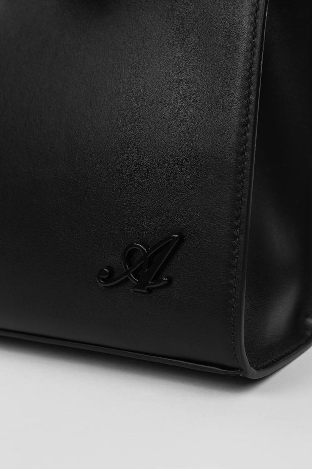 Axel Arigato Bolsa De Couro Black Trait