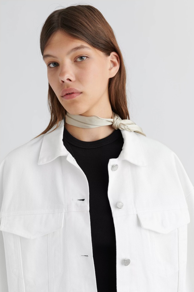 Jaqueta Jeans Rory Axel Arigato Branco