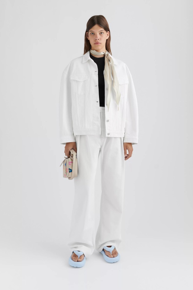Jaqueta Jeans Rory Axel Arigato Branco