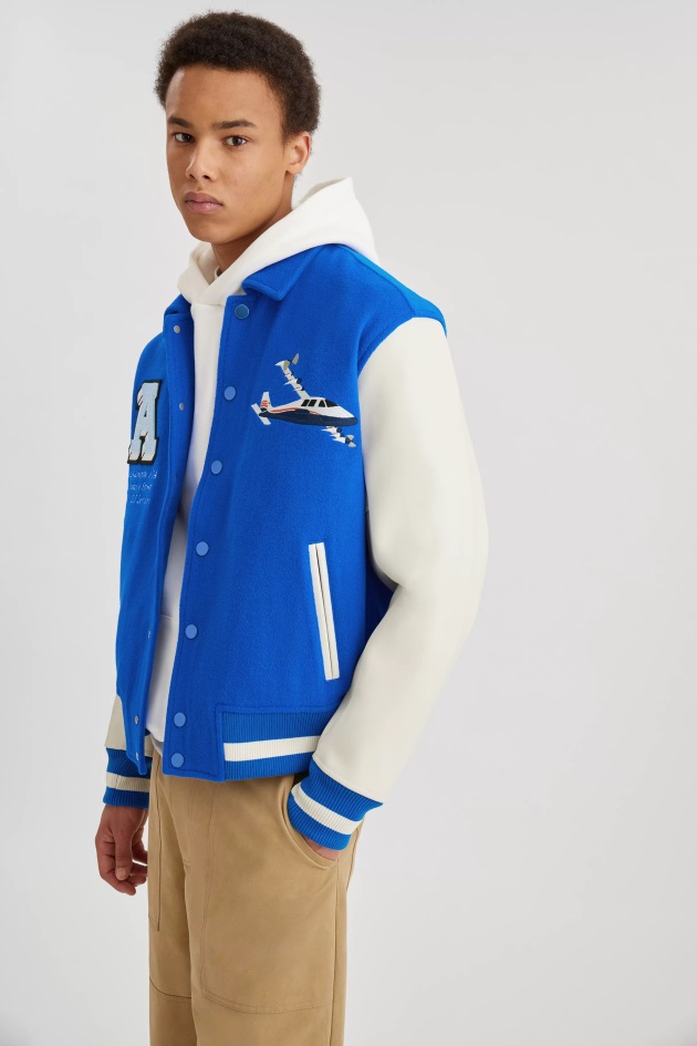 Axel Arigato Mayday Varsity Bomber Marca Azul