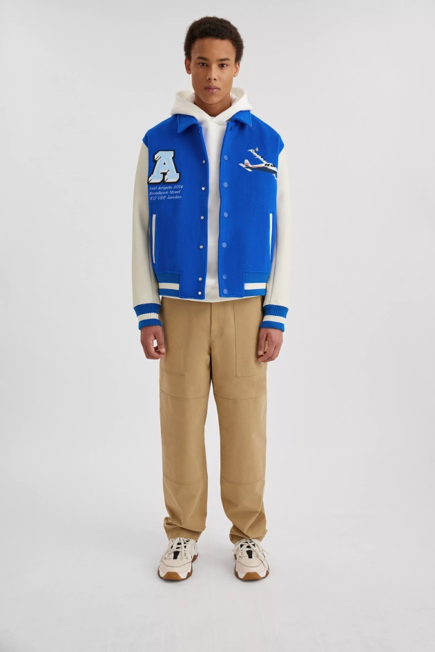Axel Arigato Mayday Varsity Bomber Marca Azul