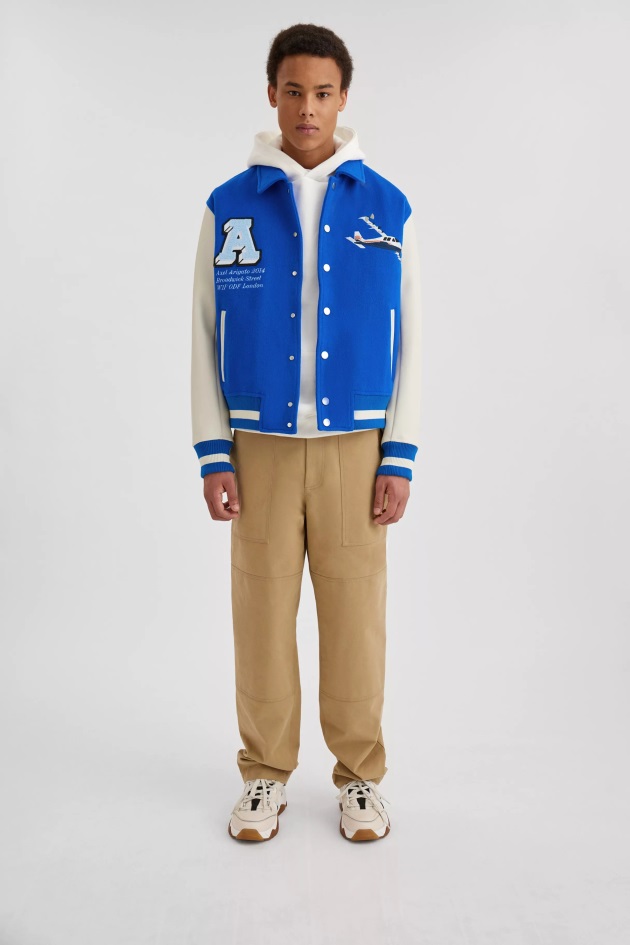 Axel Arigato Mayday Varsity Bomber Marca Azul