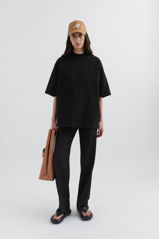 Camiseta Oversized Axel Arigato Fórmula Preta