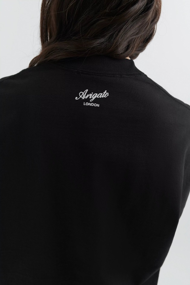 Camiseta Oversized Axel Arigato Fórmula Preta