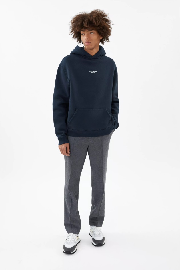 Focus Logo Moletom Com Capuz Axel Arigato Navy