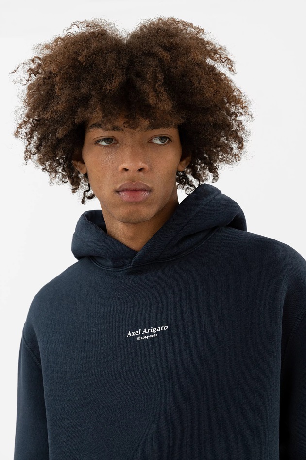 Focus Logo Moletom Com Capuz Axel Arigato Navy