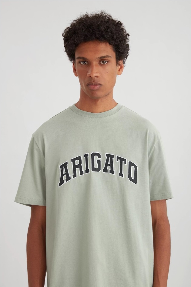 Camiseta Com Logotipo Da Faculdade Axel Arigato Bloco Belga