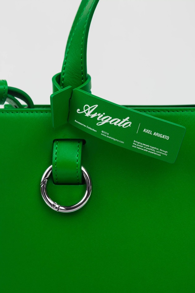 Bolsa De Couro De Rotina Axel Arigato Jolly Green