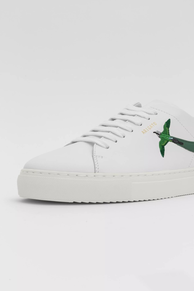 Axel Arigato Clean 90 Listra Abelha Pássaro Branco Couve Verde