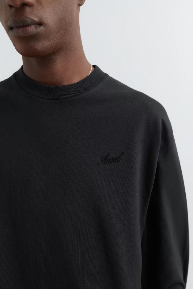 Axel Arigato Camiseta Manga Longa Preta