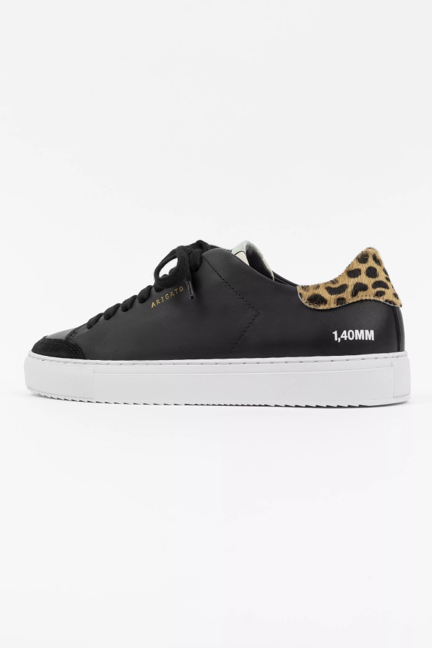 Clean 90 Triple Animal Axel Arigato Black Leopard Cremino