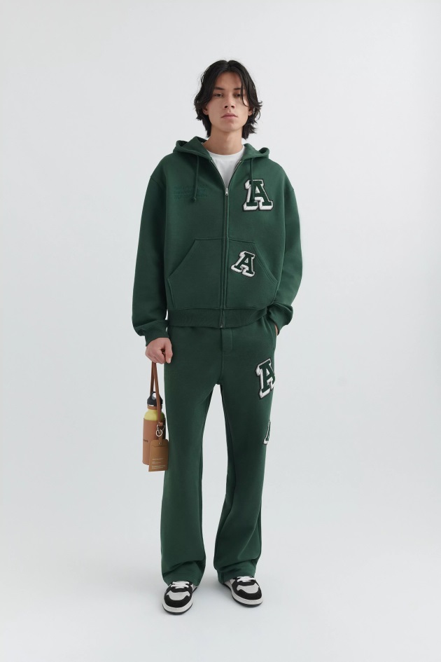 Hoodie Ilusão Verde Escuro Axel Arigato