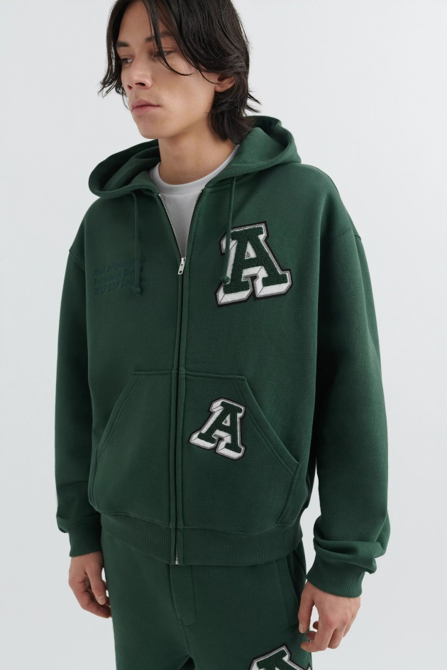 Hoodie Ilusão Verde Escuro Axel Arigato