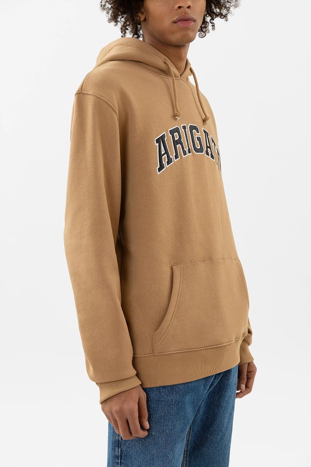 Moletom Com Capuz Com Logotipo Da Faculdade Axel Arigato Camelo