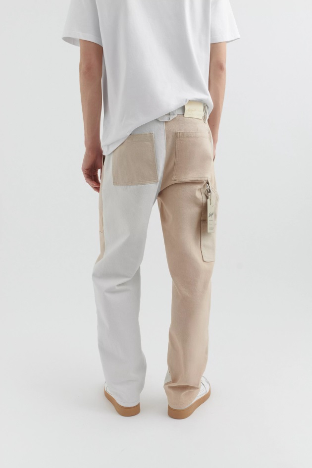 Calça Patch Axel Arigato Bege Bege Claro