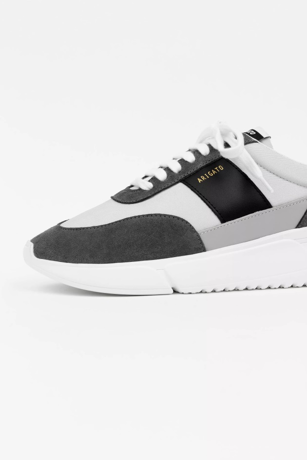 Axel Arigato Cinza Claro Preto Genesis Vintage Runner