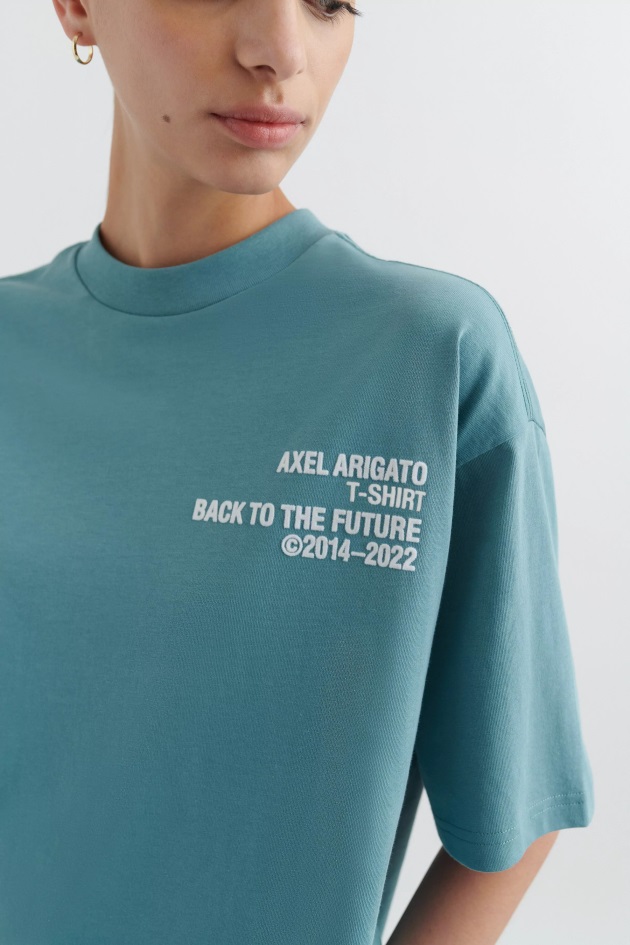 Era Camiseta Azul Gasolina Claro Axel Arigato