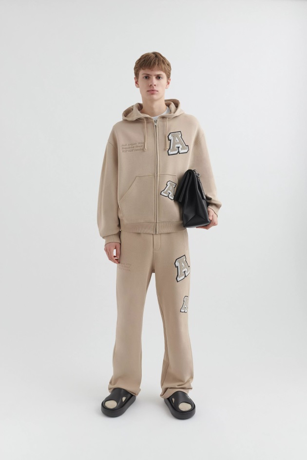 Calça De Moletom Axel Arigato Ilusão Taupe Claro