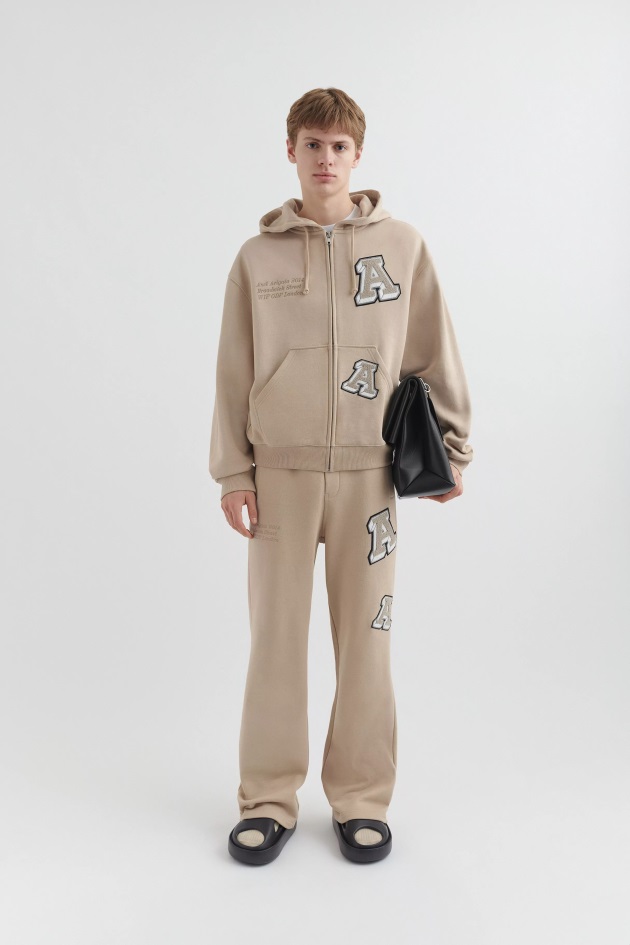 Calça De Moletom Axel Arigato Ilusão Taupe Claro