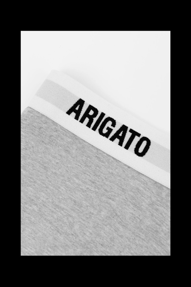 Boxer Com Assinatura De 2 Pacotes Cinza Axel Arigato